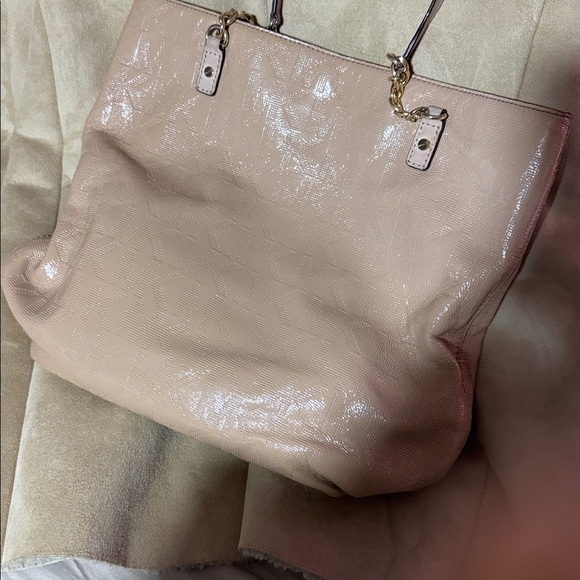 Michael Kors Glossy Nude Tote - Picture 2 of 4